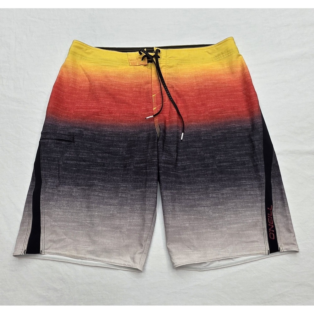 O'Neill Superfreak‎ Multicolored Board Shorts Men's Size 34